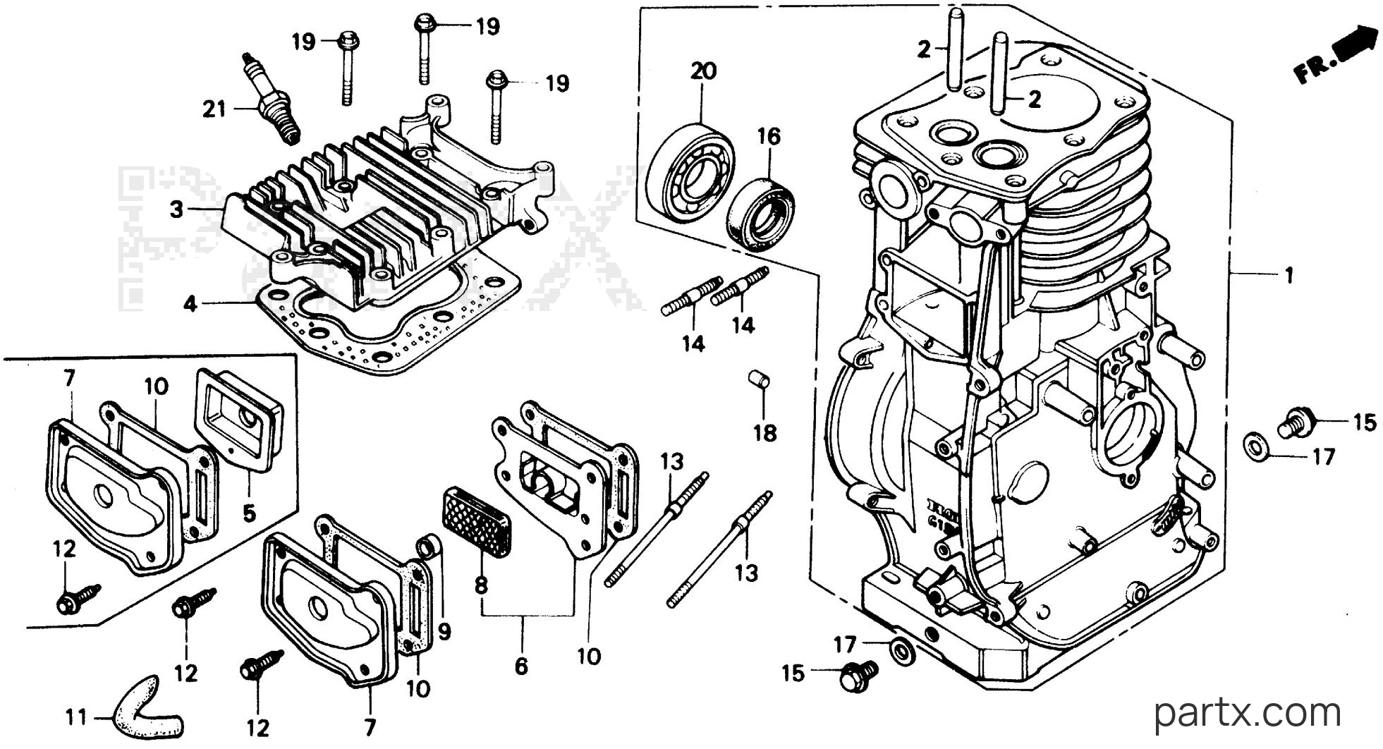 Honda HS35 A - CYLINDER