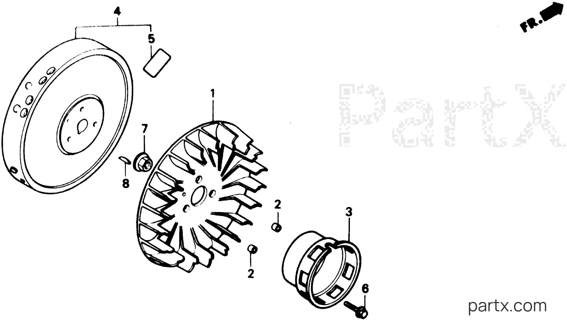Honda HS35 A - FLYWHEEL