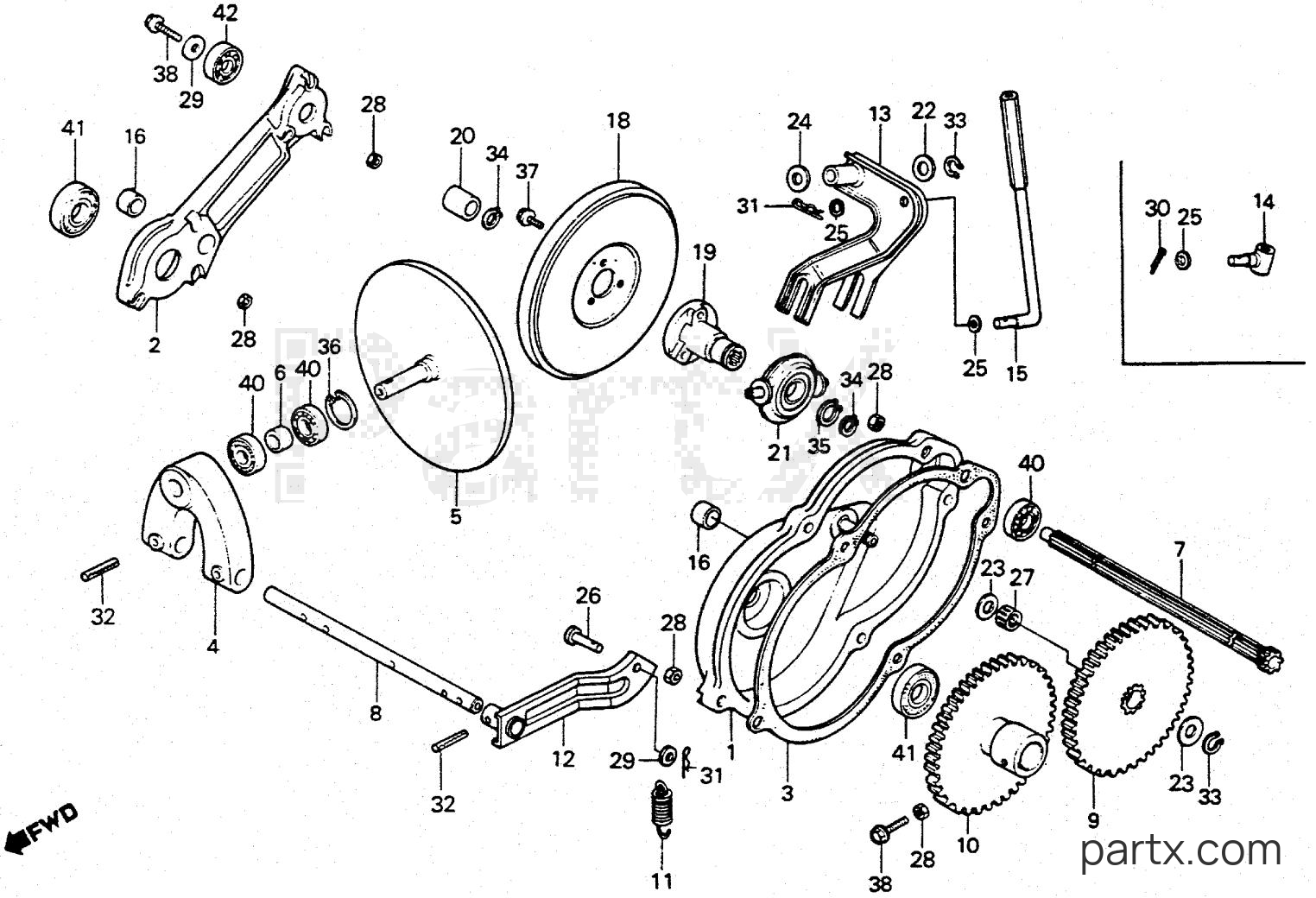 Honda HS50 TA - FRICTION DISK