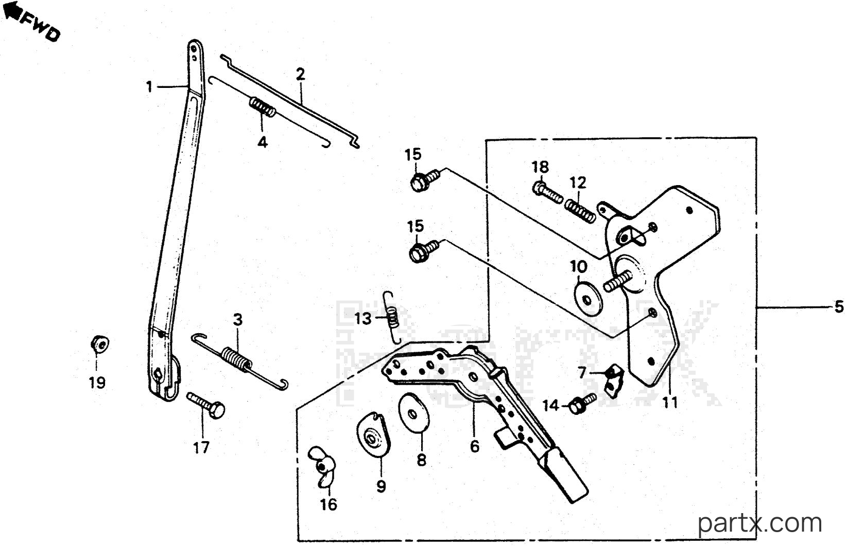 Honda HS50 WA - CONTROL