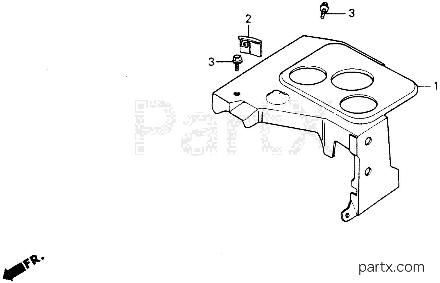 Honda HS55K1 TAS - CONTROL COVER