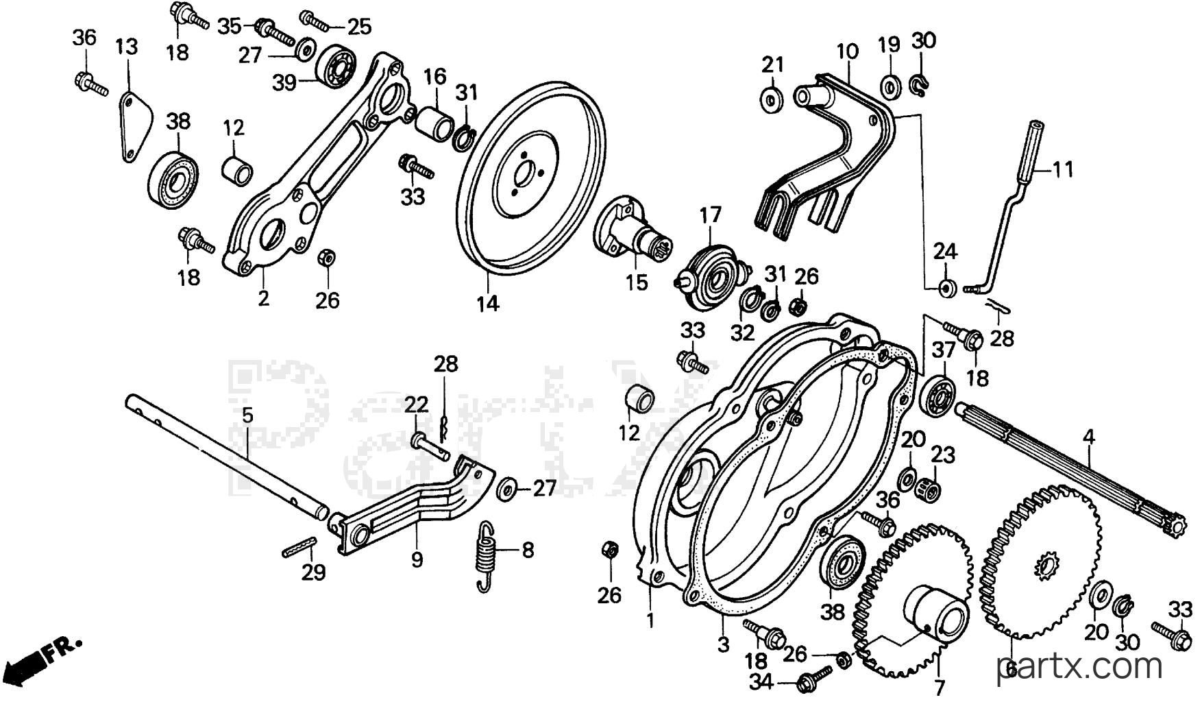 Honda HS80K1 TA - FRICTION DISK