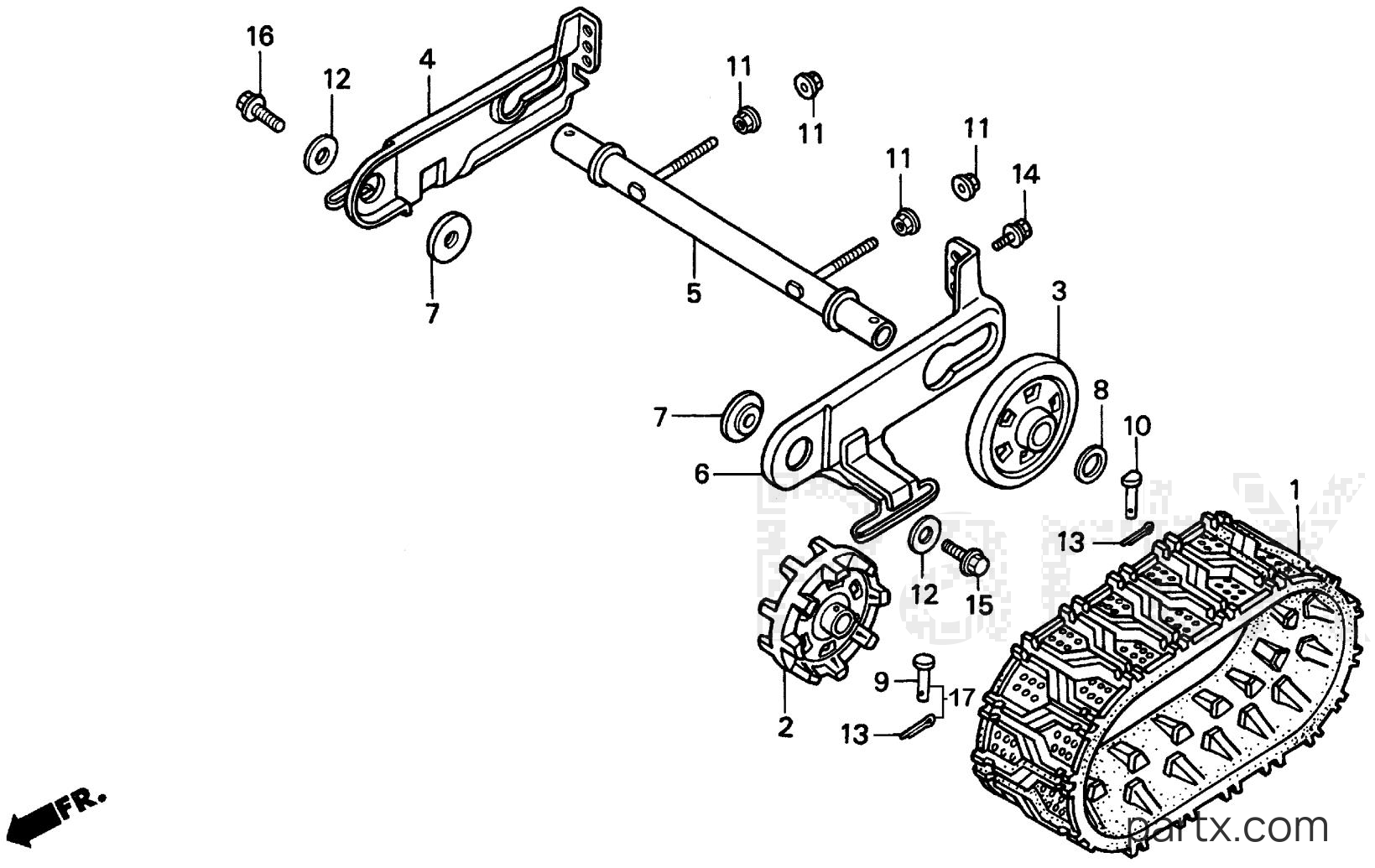 Honda HS622 TA/A - CRAWLER