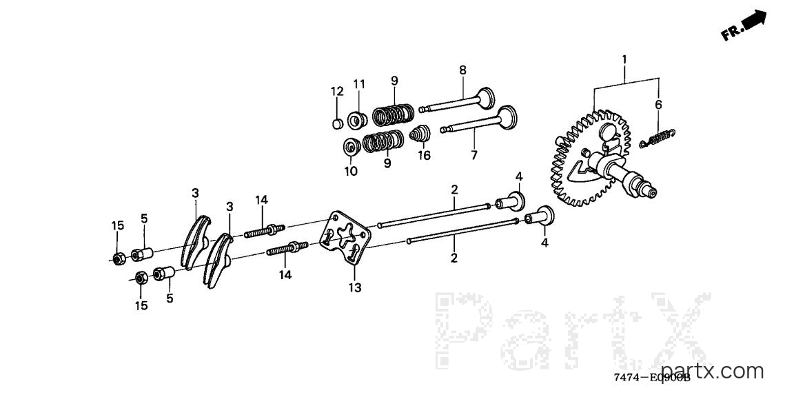 Honda HS521K1 AS - CAMSHAFT