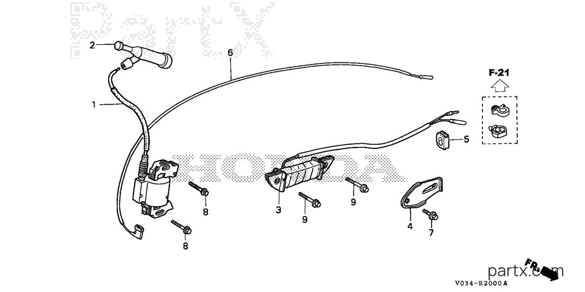 Honda HS1132 TAS - IGNITION COIL