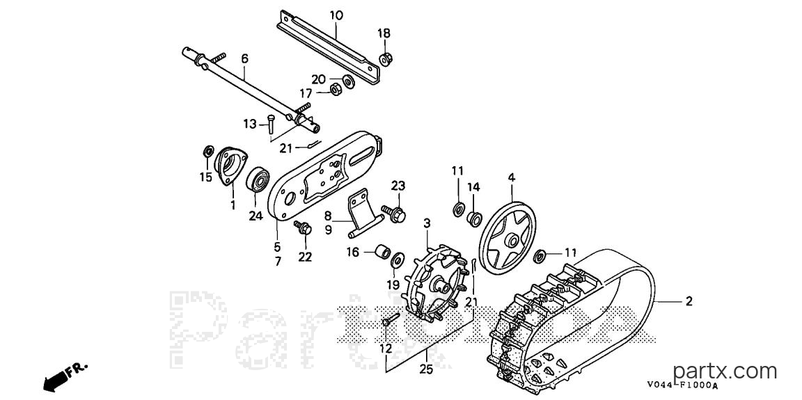 Honda HS724 TA - CRAWLER