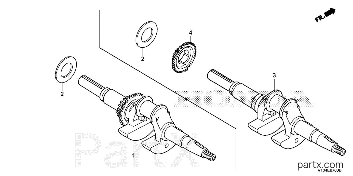 Honda HS720 ASA - CRANKSHAFT