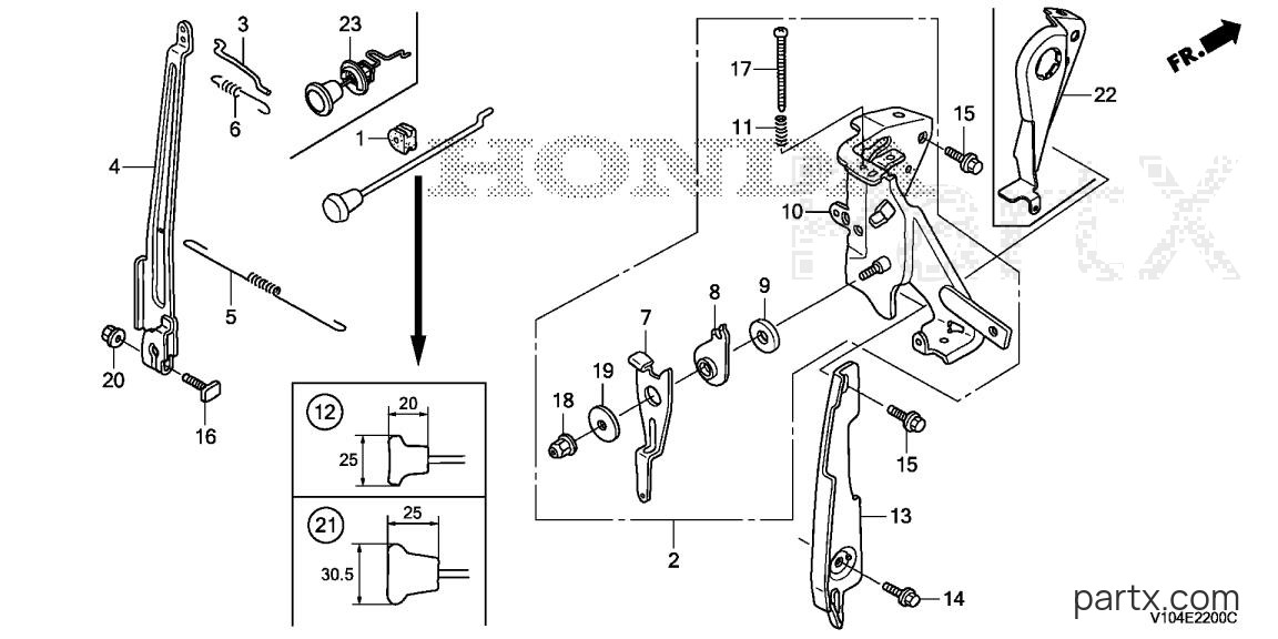 Honda HS520 AS - CONTROL