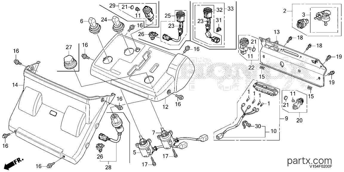 Honda HS1336I A - CONTROL PANEL