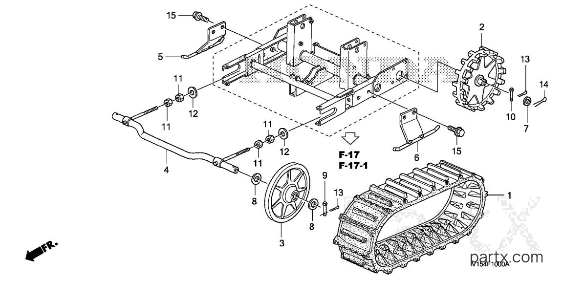Honda HSM1336IK2 ATDR - CRAWLER
