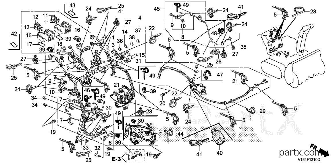 Honda HS1336I A - WIRE HARNESS