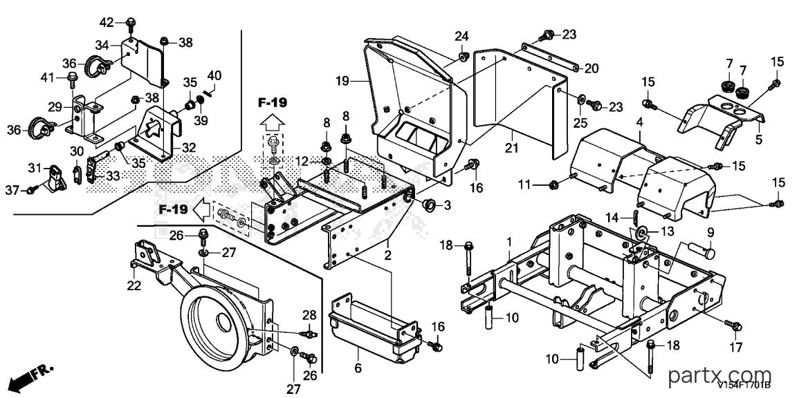 Honda HSM1336IK2 PTDR - FRAME (2)