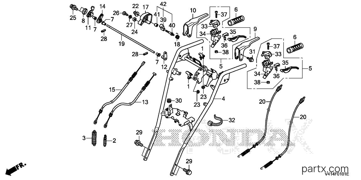 Honda HSS928A ATL - HANDLEBAR (2)