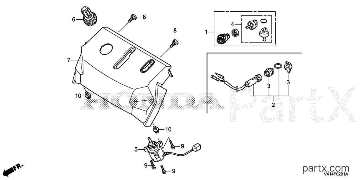 Honda HSS1332A ATD - CONTROL PANEL (2)