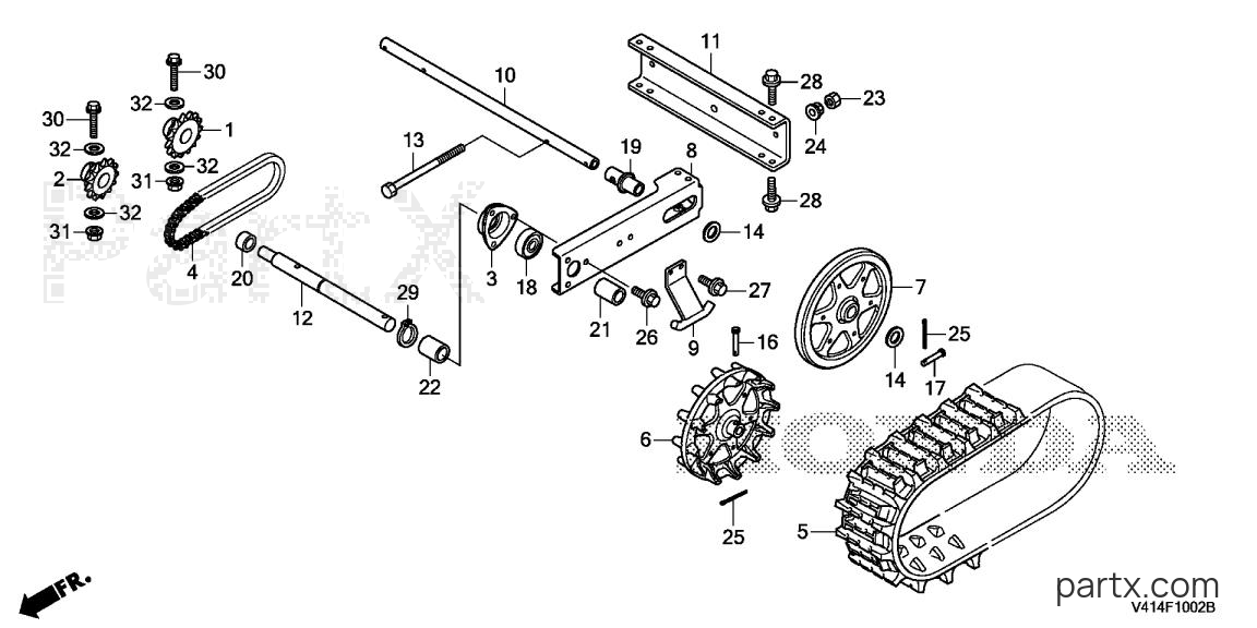 Honda HSS928A PT - CRAWLER (2)