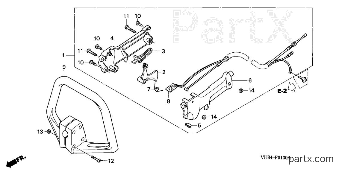 Honda HHT31S LTA - LOOP HANDLE