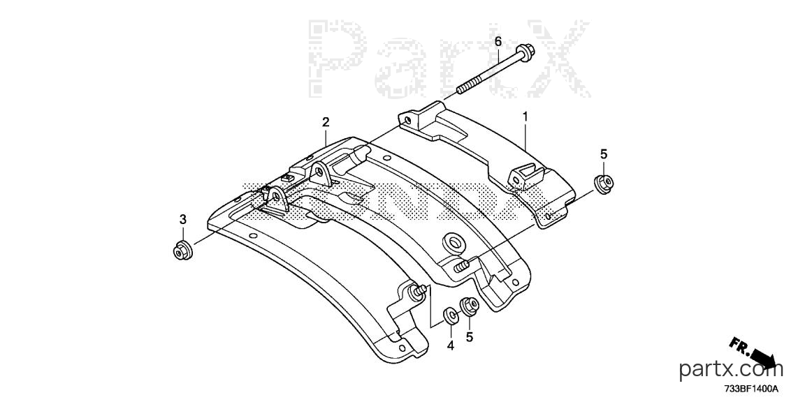 Honda FC600 A - FENDER