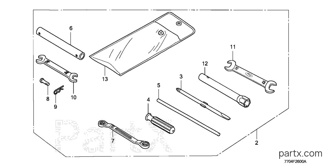 Honda FR600 A - TOOLS