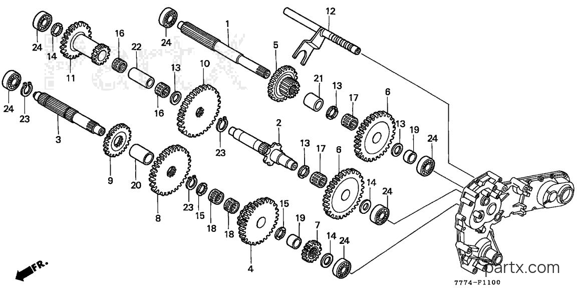 Honda FR650 AC - INPUT SHAFT