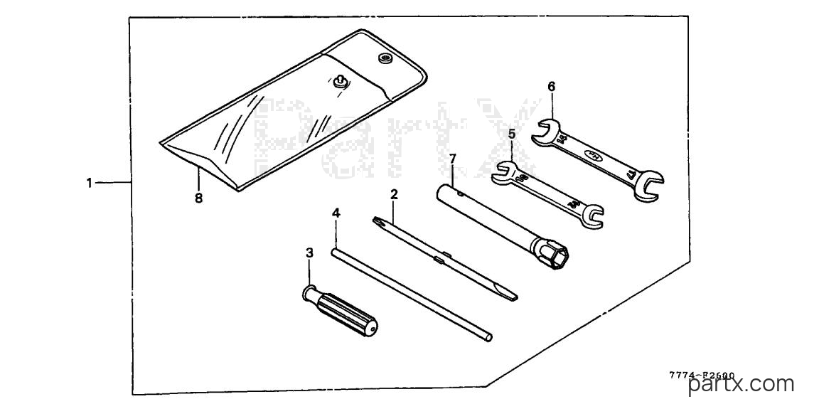 Honda FR750 AC - TOOLS