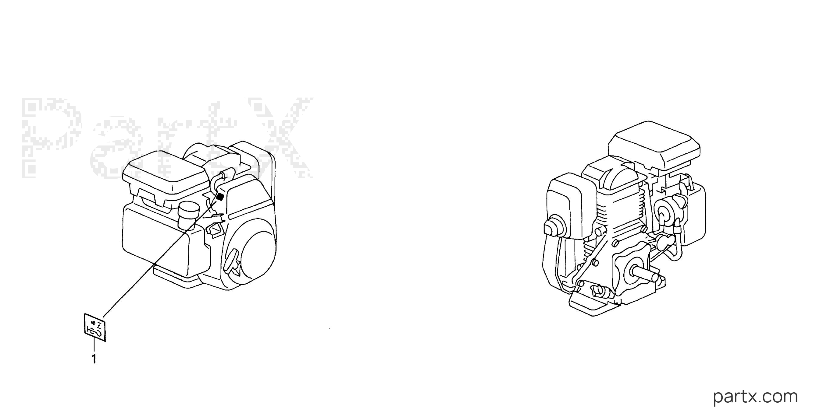 Honda FG500 A2 - LABELS (ENGINE)
