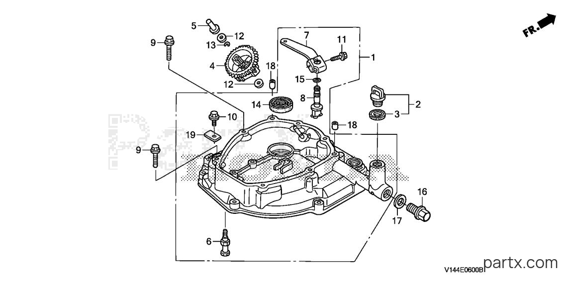 Honda F220 A - CRANKCASE
