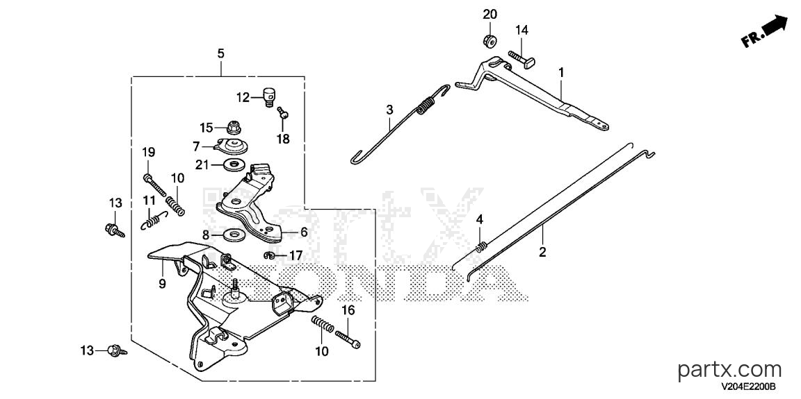 Honda FRC800 AN - CONTROL