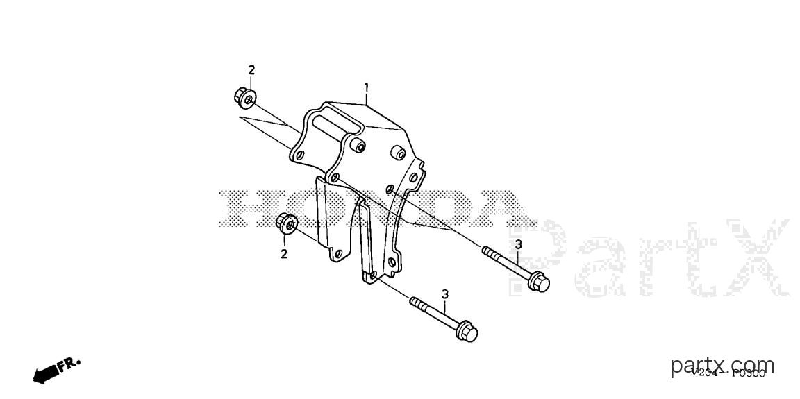 Honda FRC800K1 A - HANDLE COLUMN