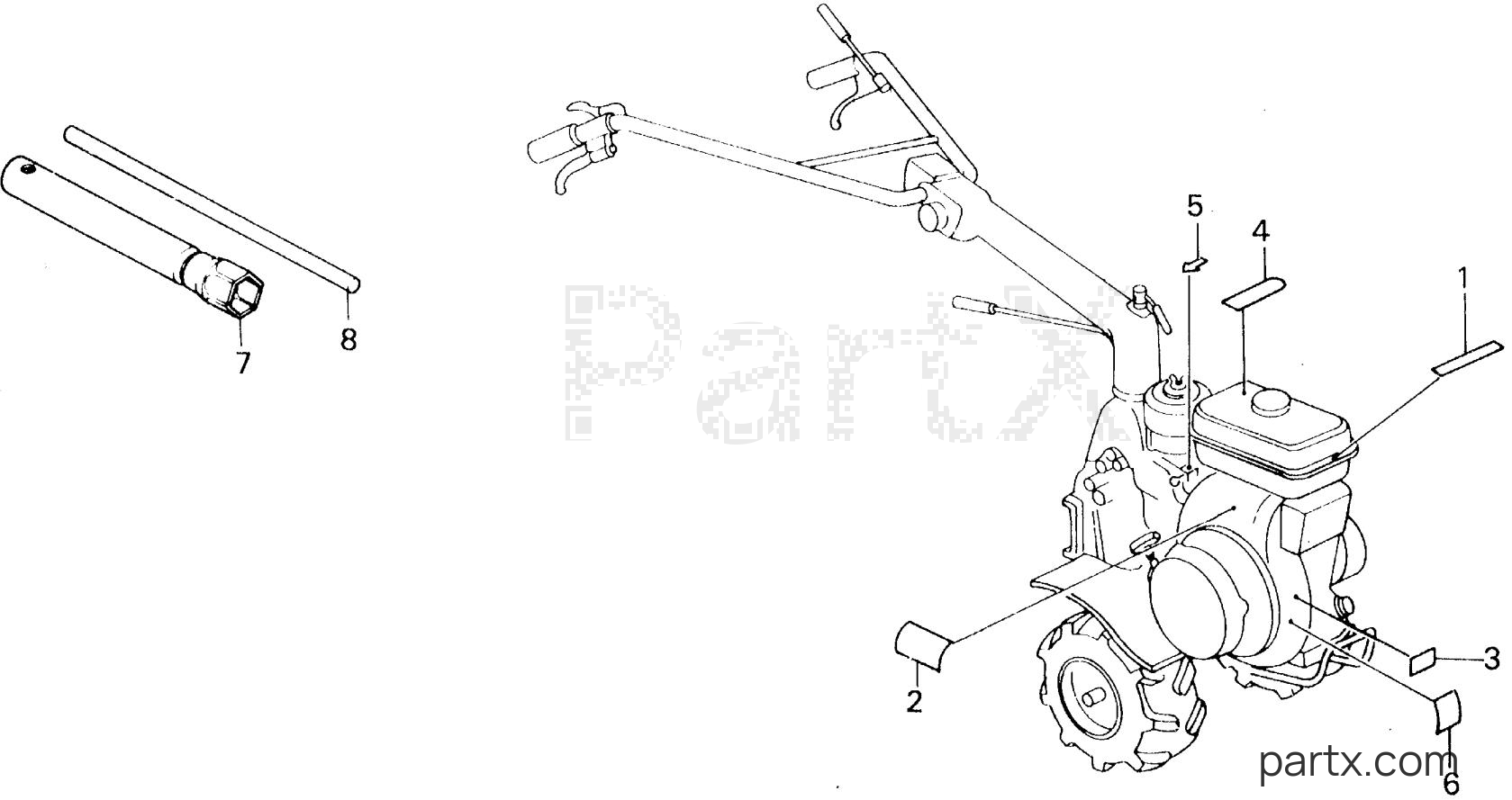 Honda F400 A2 - MARKS - TOOLS