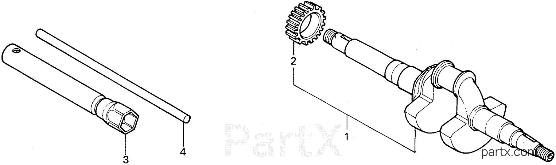 Honda WA20K1 D - CRANKSHAFT - TOOLS