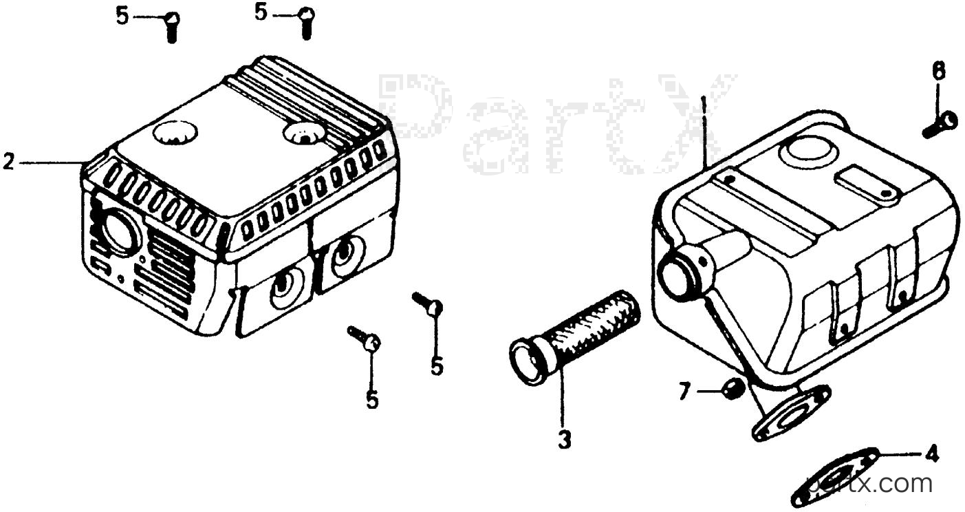 Honda WT20X C - WT20X MUFFLER