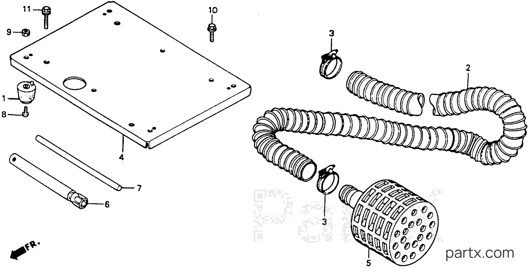 Honda WB20X C - WB20X FRAME BED - TOOLS