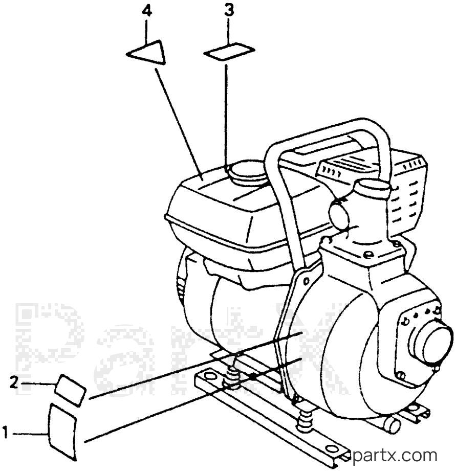 Honda WA20X C - LABELS