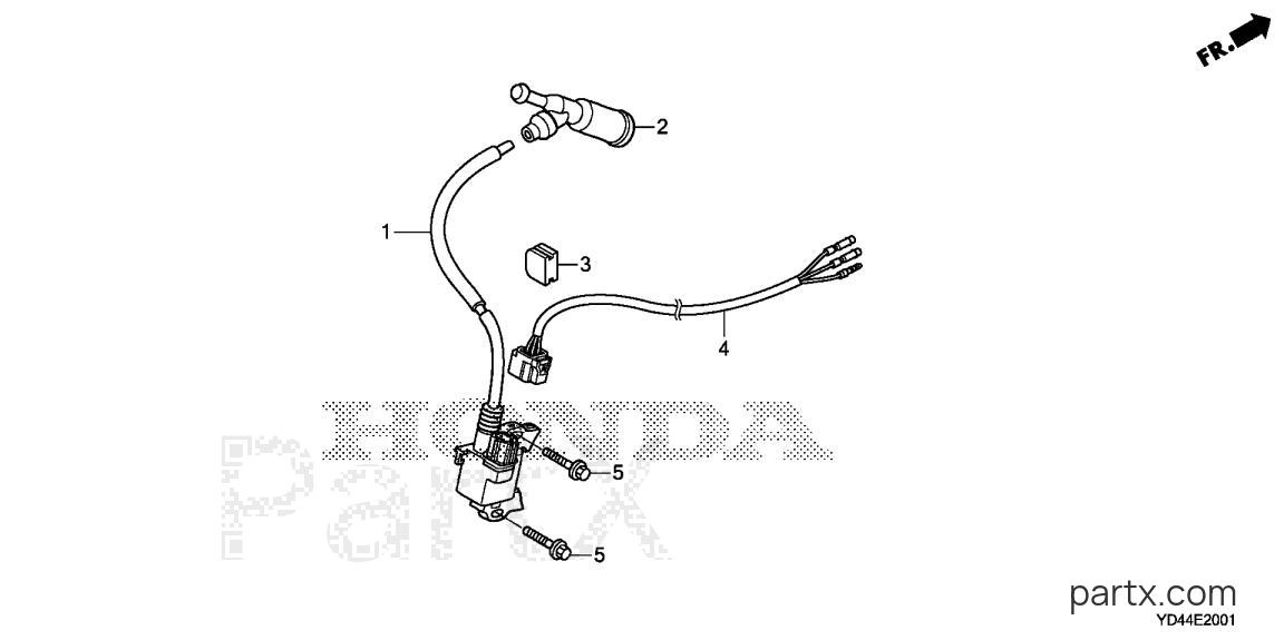 Honda WT40XK3 AC - IGNITION COIL (2)
