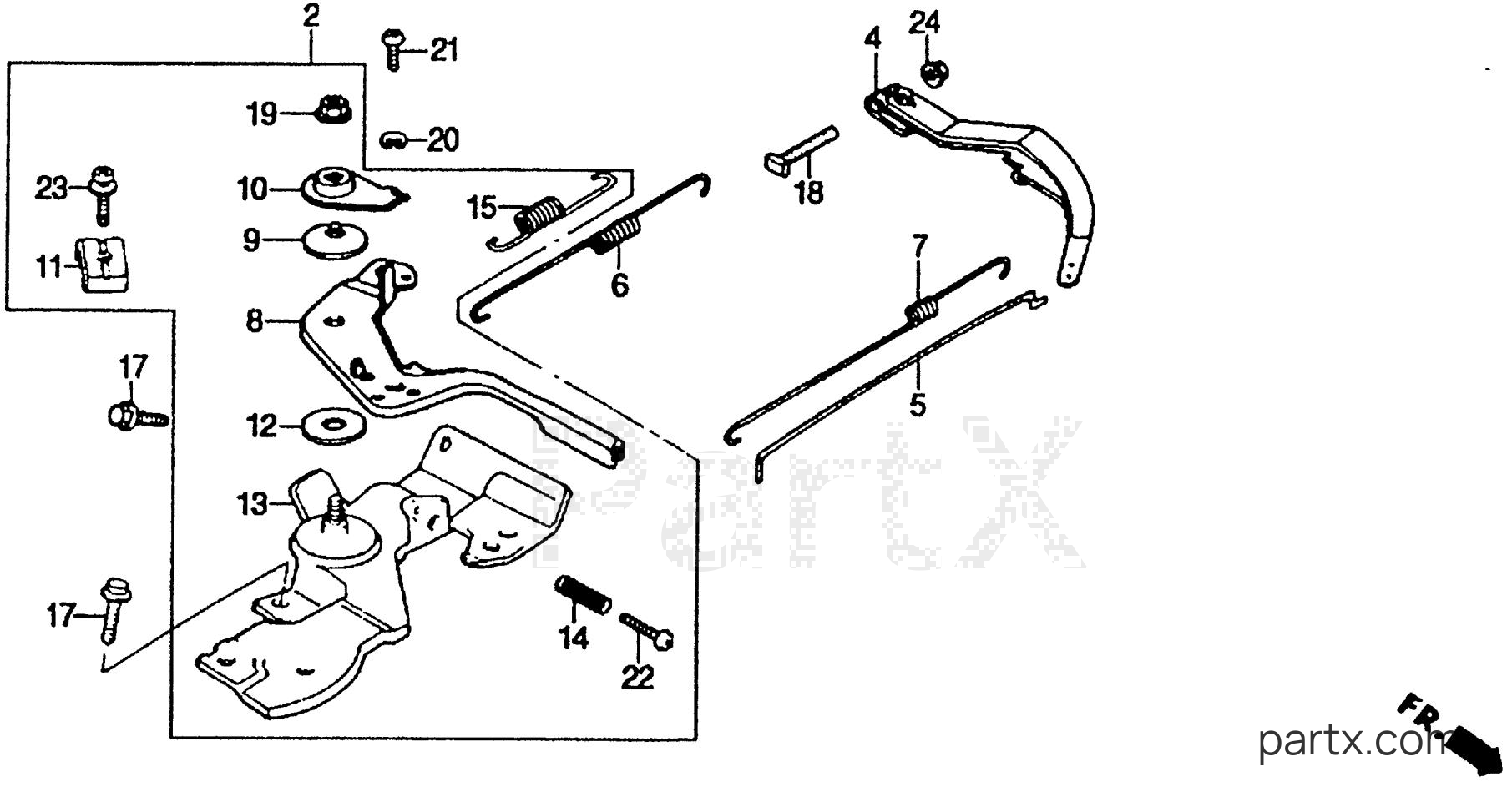 Honda WMP20X A1 - CONTROL