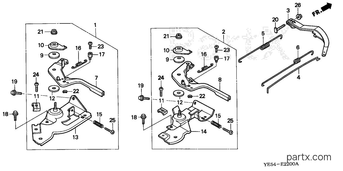 Honda WP20X ACF6 - CONTROL