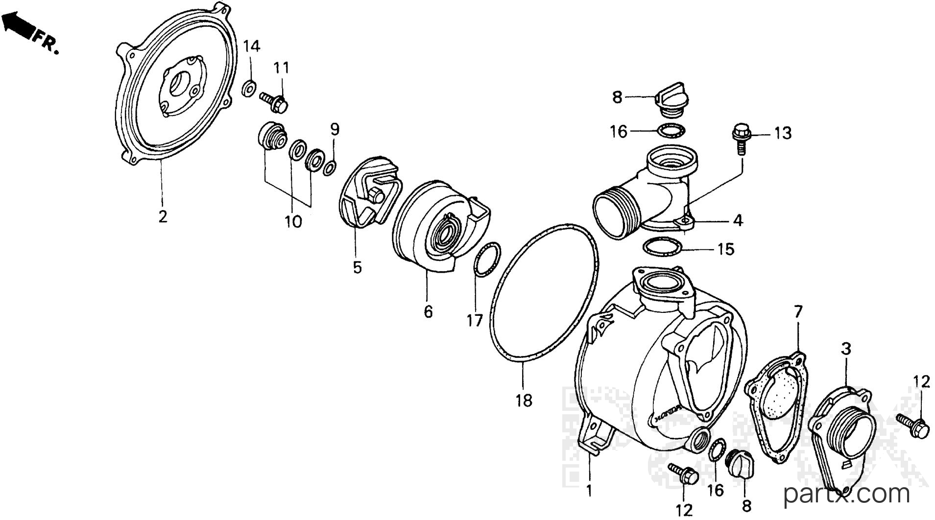 Honda WN20 AX1 - CASING (1)