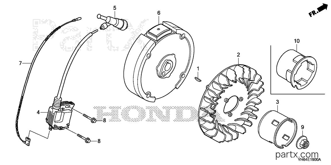 Honda WH15XT A - FLYWHEEL