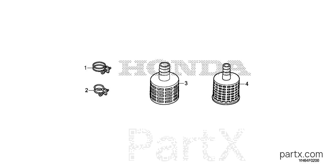 Honda WH15XT A - STRAINER