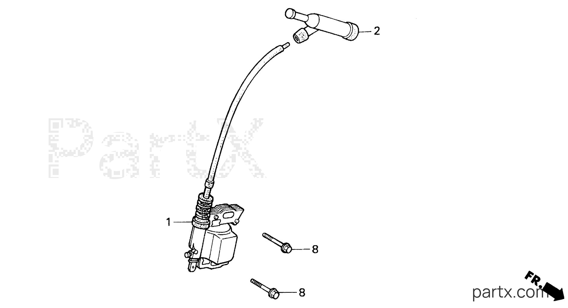 Honda WDP30X A - IGNITION COIL