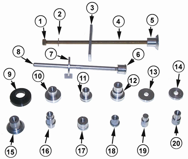 189820 Bearing Installation Tool Kit Sierra Marine Crowley Marine