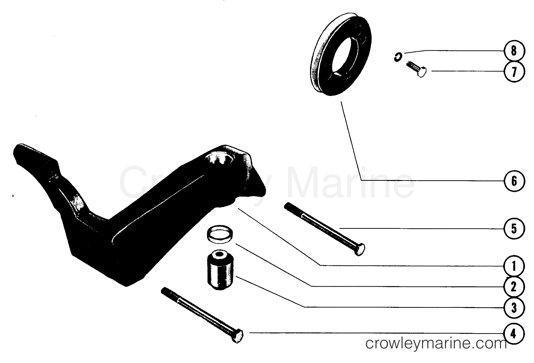 Various Years Rigging Exhaust / Cooling Systems and Extension Kits - MC MISCELLANEOUS (1985 AND BELOW) - AUXILIARY POWER TAKE-OFF KIT (MARINE 160)