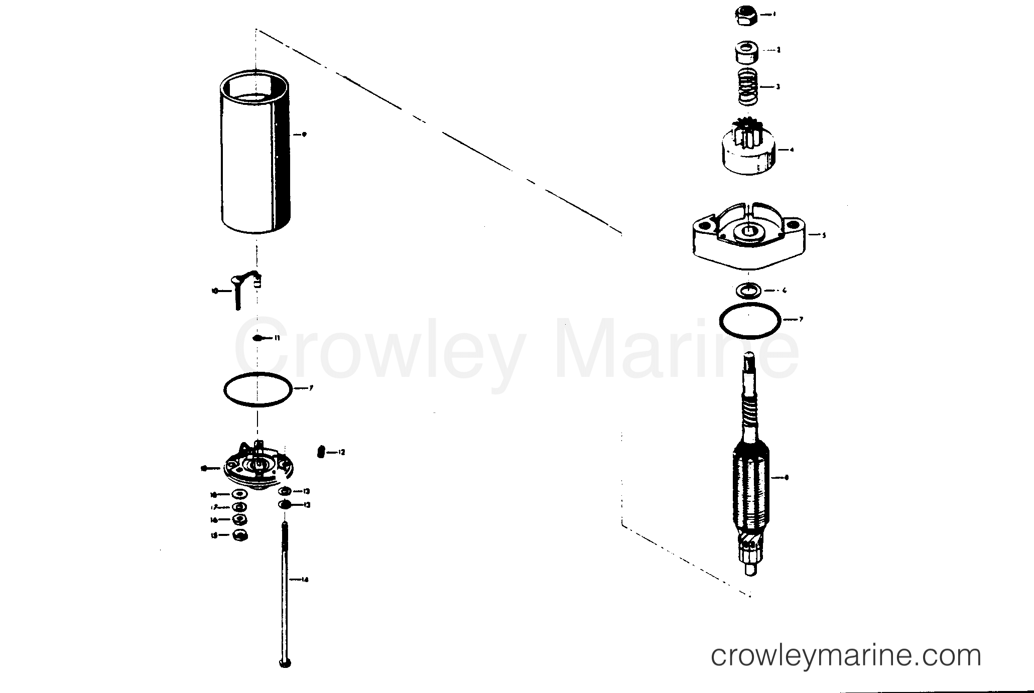 1976 Outboard 15 - 152BB - ELECTRIC STARTER