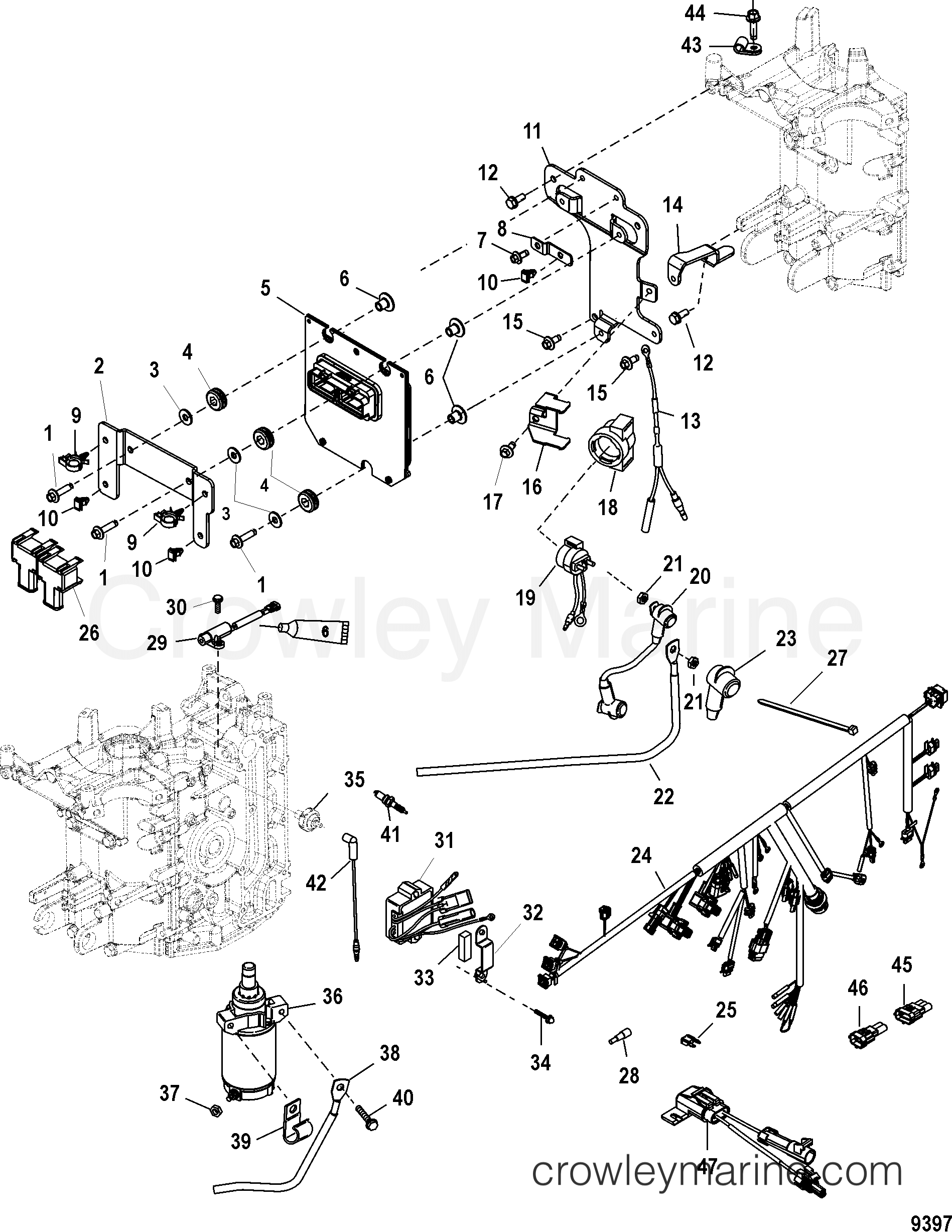 2006 Outboard 40EFI [ELPT 4] - 7A40412UZ - ELECTRICAL COMPONENTS