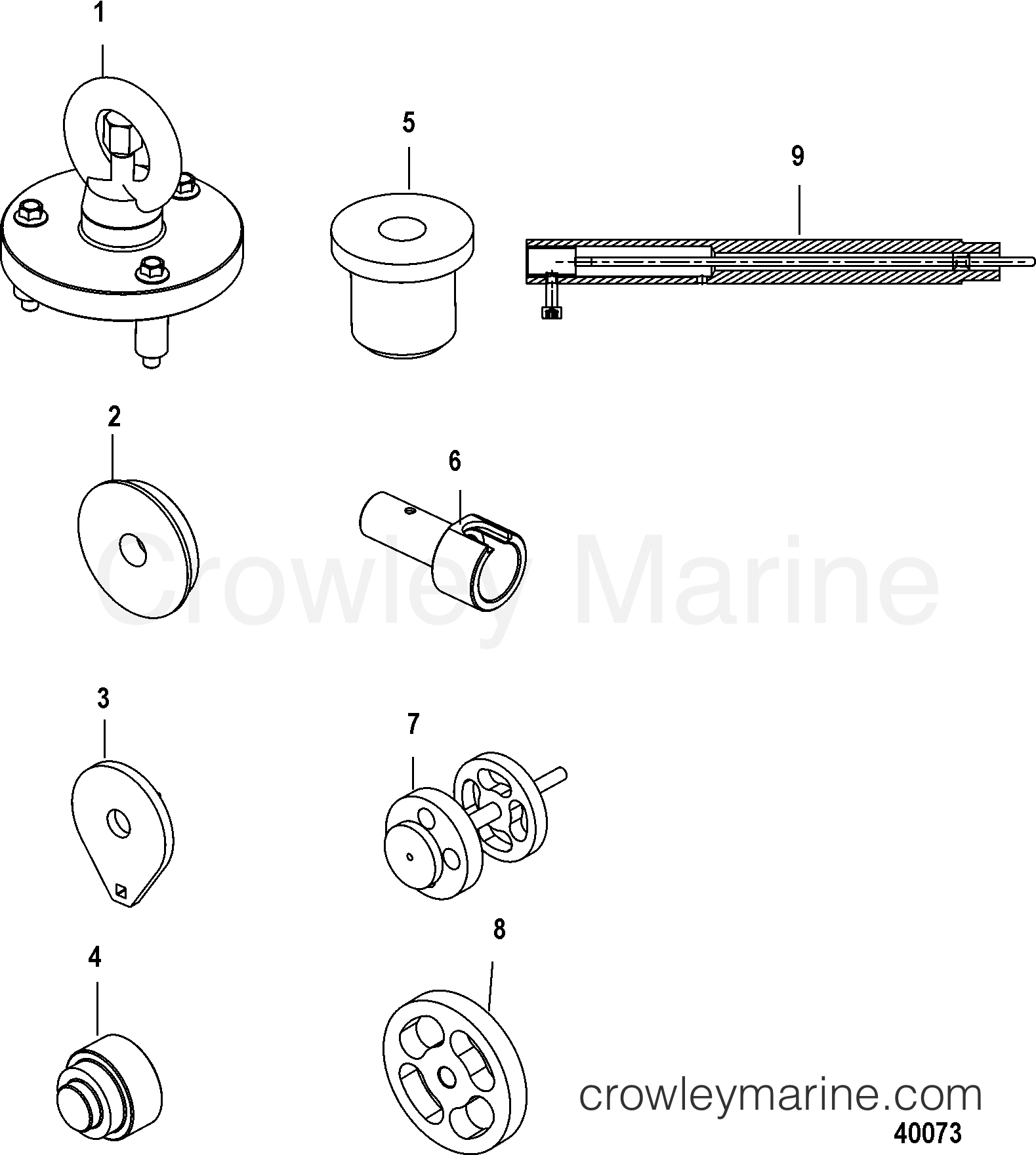 Serial Range Outboard 350SCi Verado - 1B716557 & Up - TOOLS