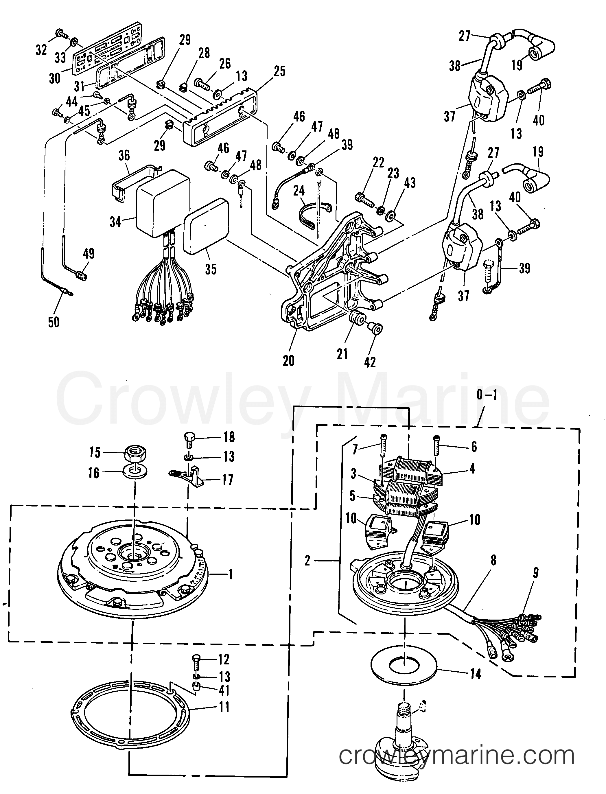 1977 Outboard 48 [ML] - 7048227 - IGNITION SYSTEM