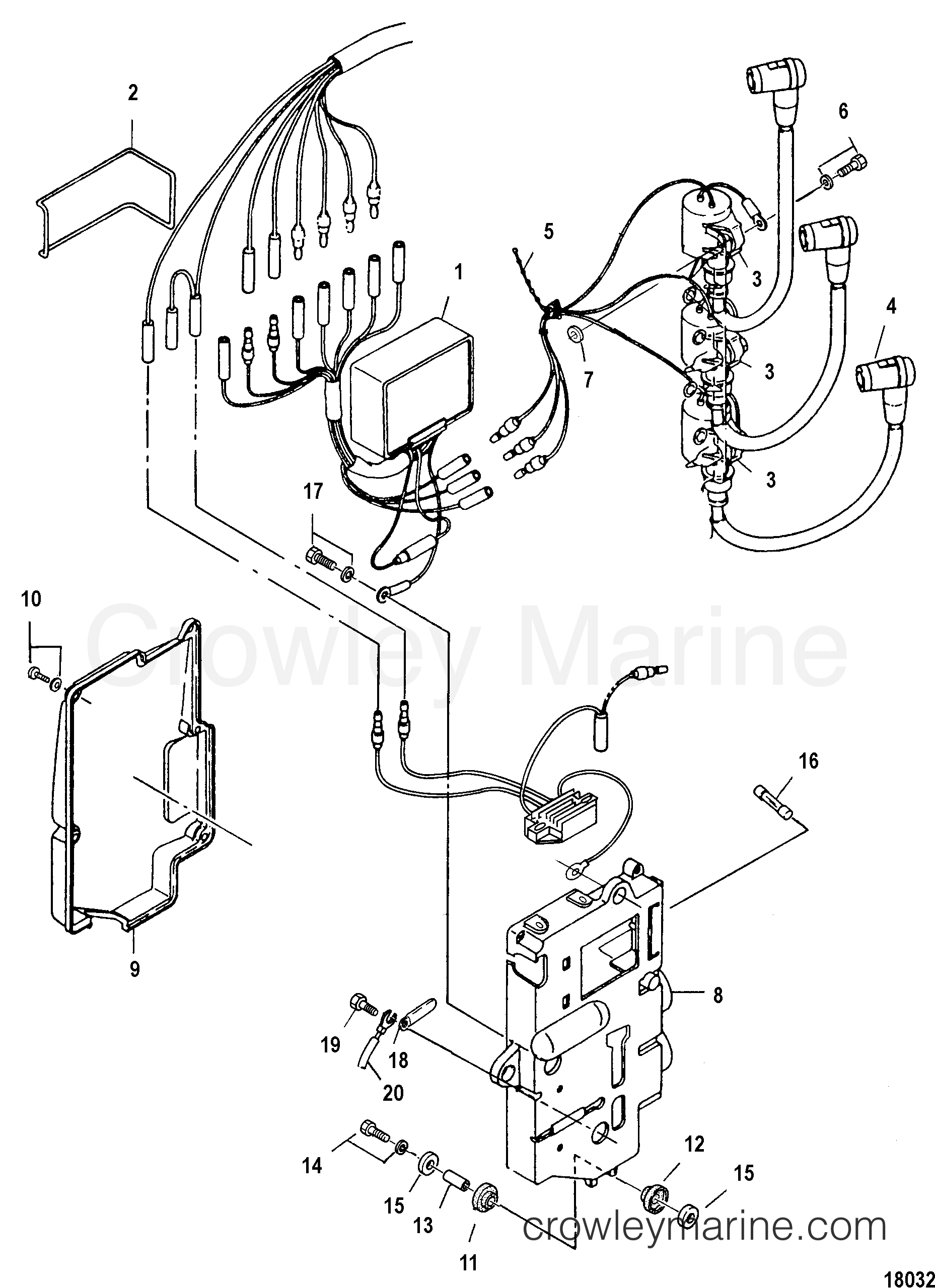 ELECTRICAL COMPONENTS 2006 Mercury Outboard 40 [ELPTO] 1E40412FL Crowley Marine