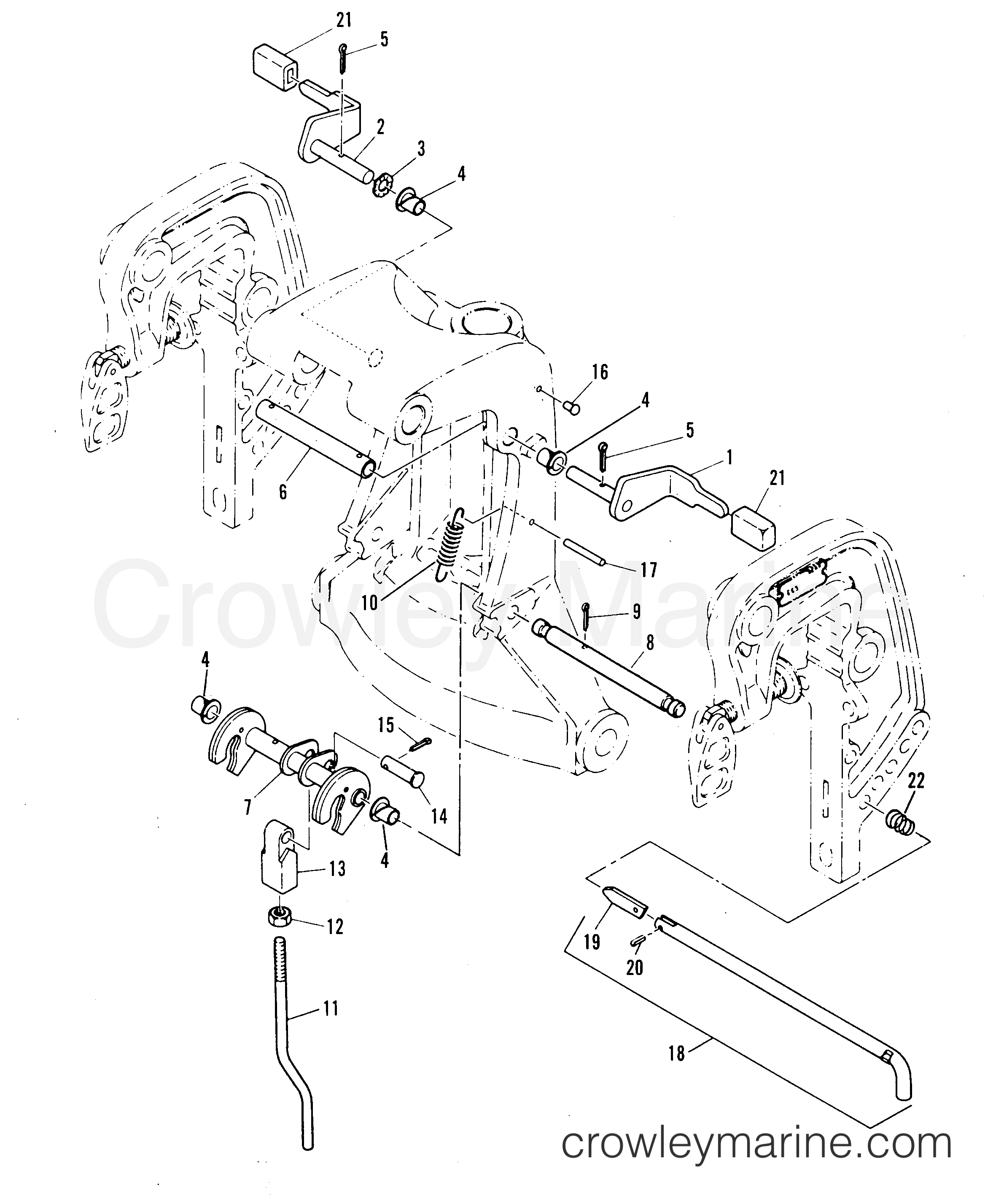 1985 Outboard 55 [ML] - 7055325 - REVERSE LOCK
