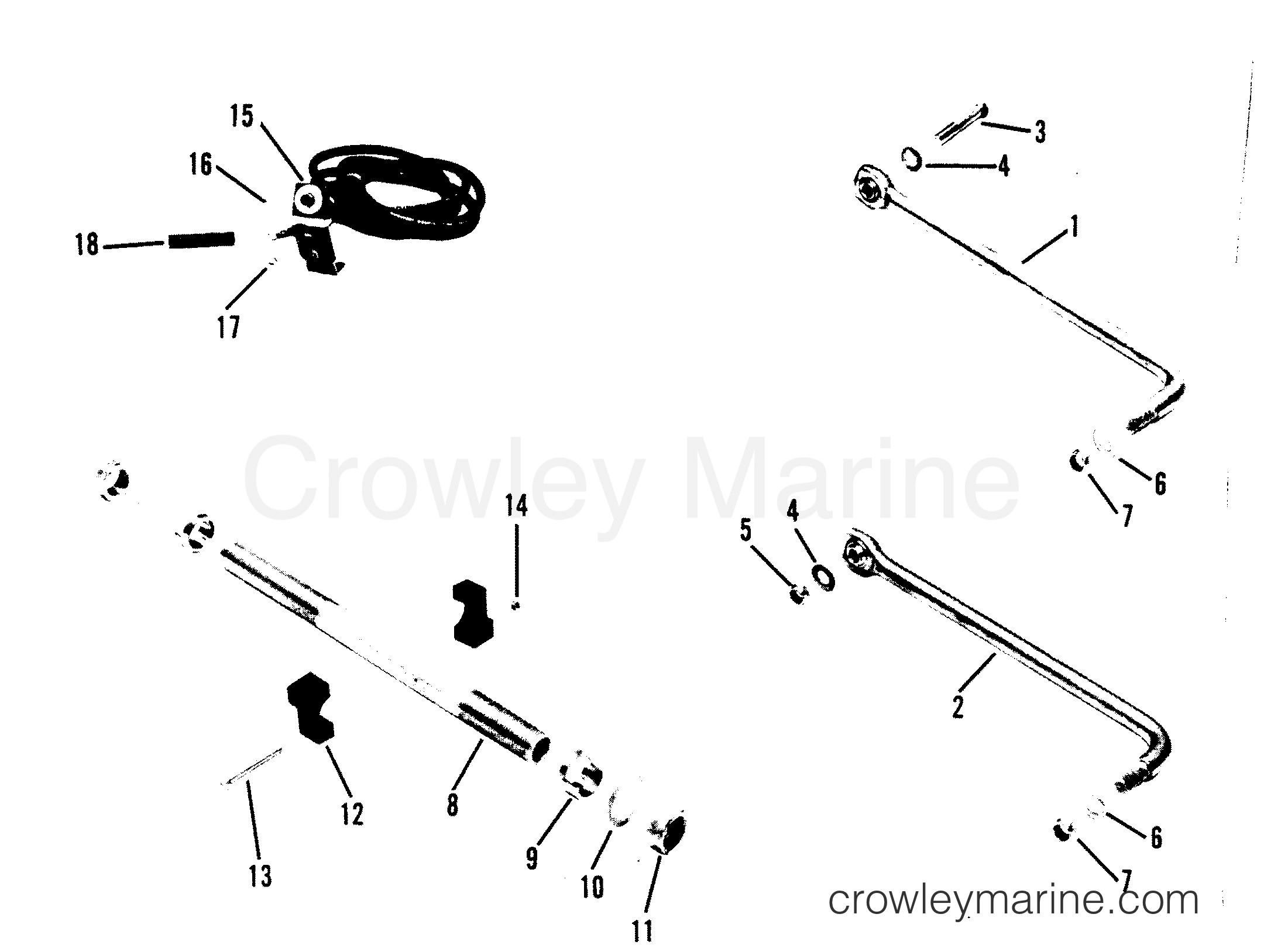 RIDE-GUIDE ATTACHING KIT (SINGLE) (78834A2) - Various Years Rigging