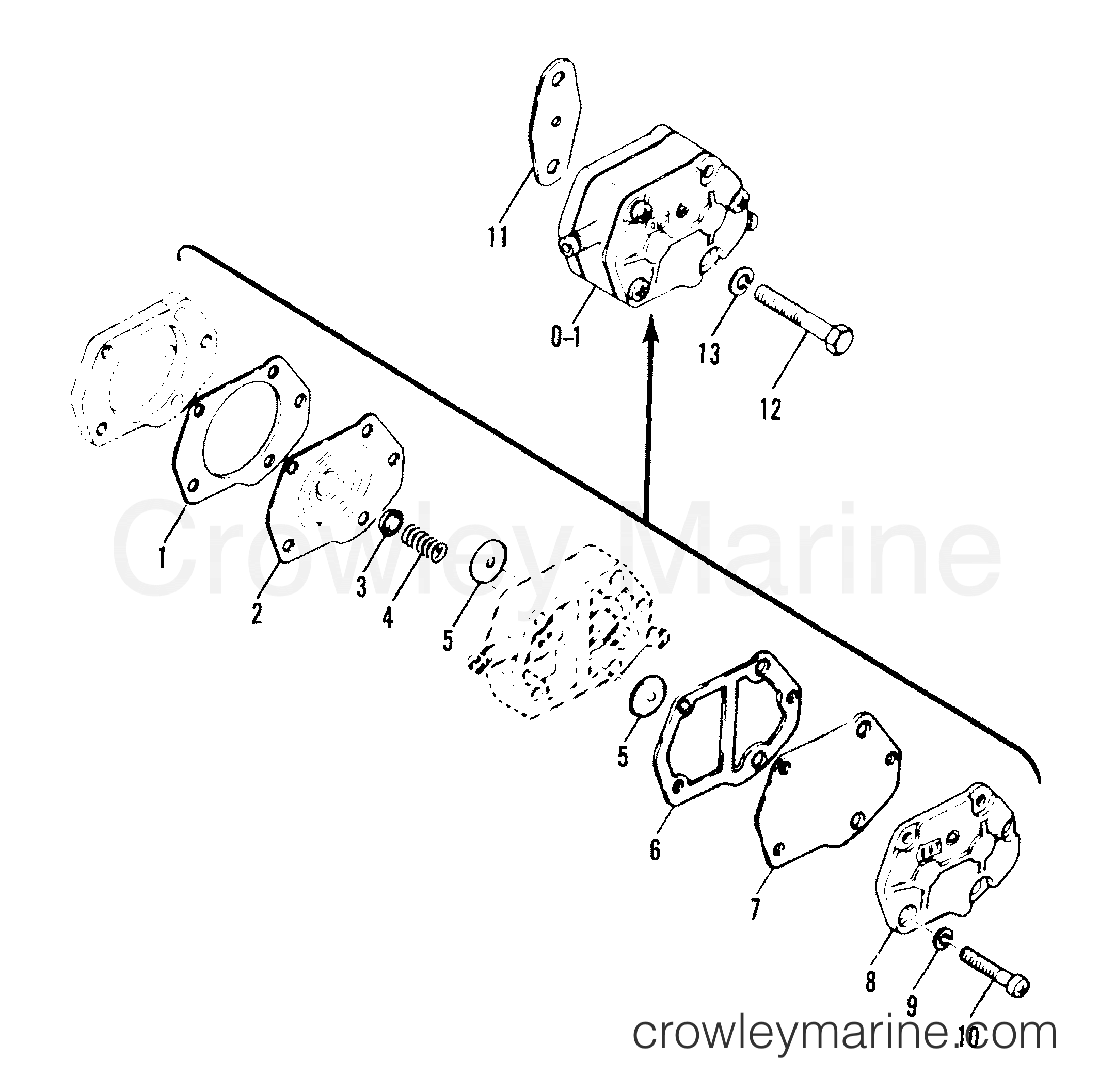 1987 Outboard 40 [E] - 7040507 - FUEL PUMP
